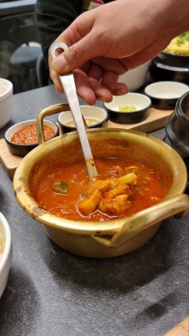 촌 돼짓간 이미지