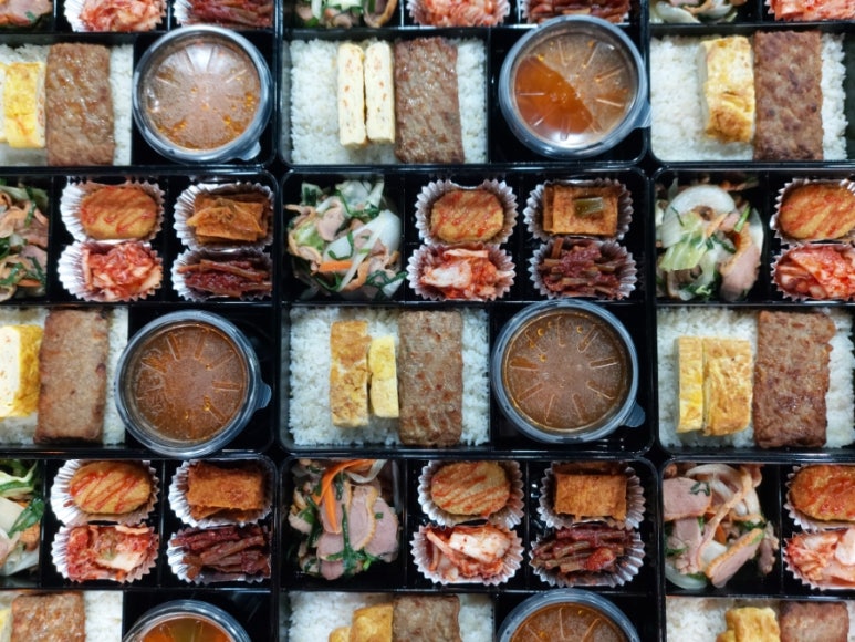 고급도시락백반 이미지