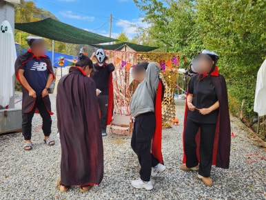 시골학교캠핑장 이미지