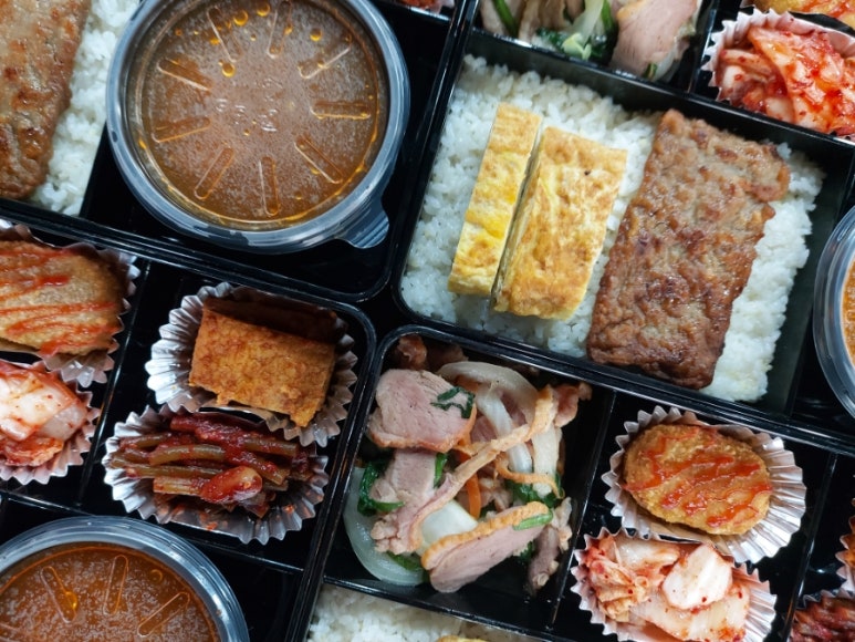 고급도시락백반 이미지