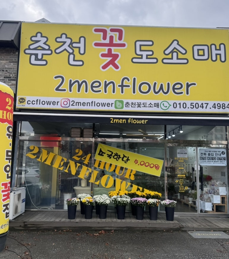 시장꽃도소매 이미지