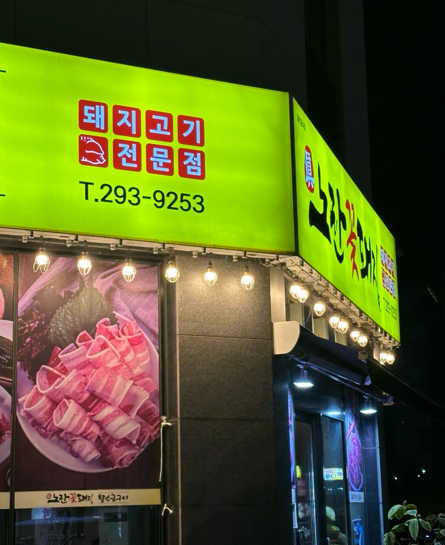 노란꽃돼지 이미지