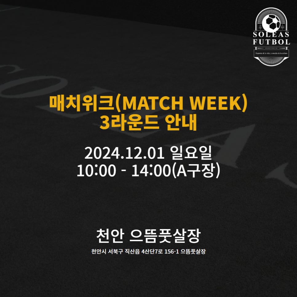 솔레아스풋볼안성 이미지