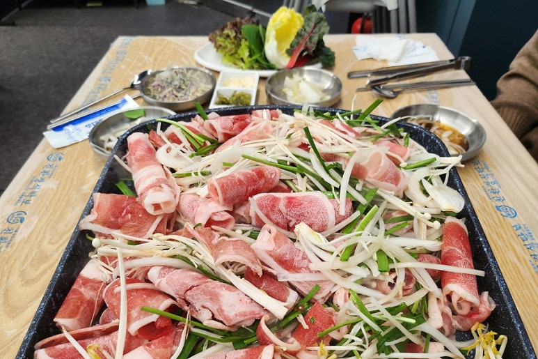 명당 오리불고기 이미지