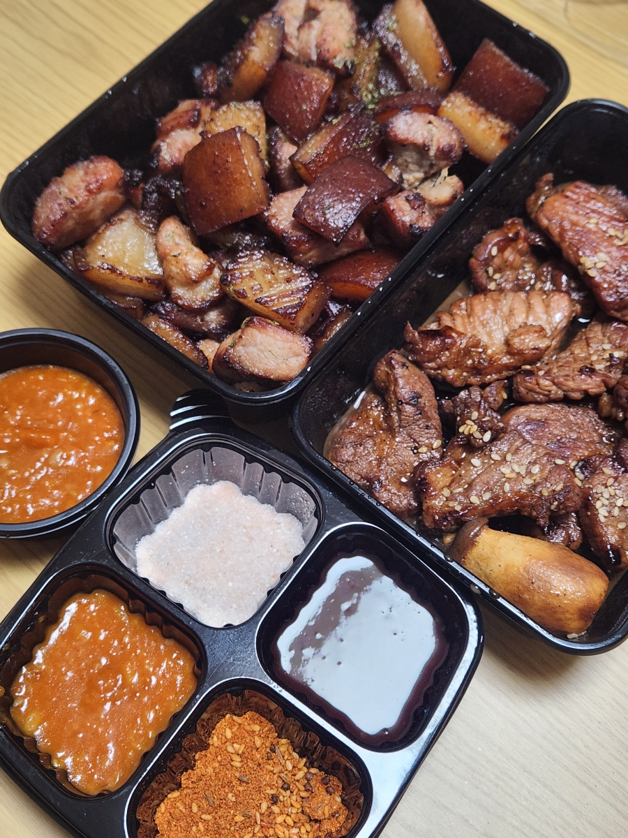 푸줏간고기도시락동구 이미지