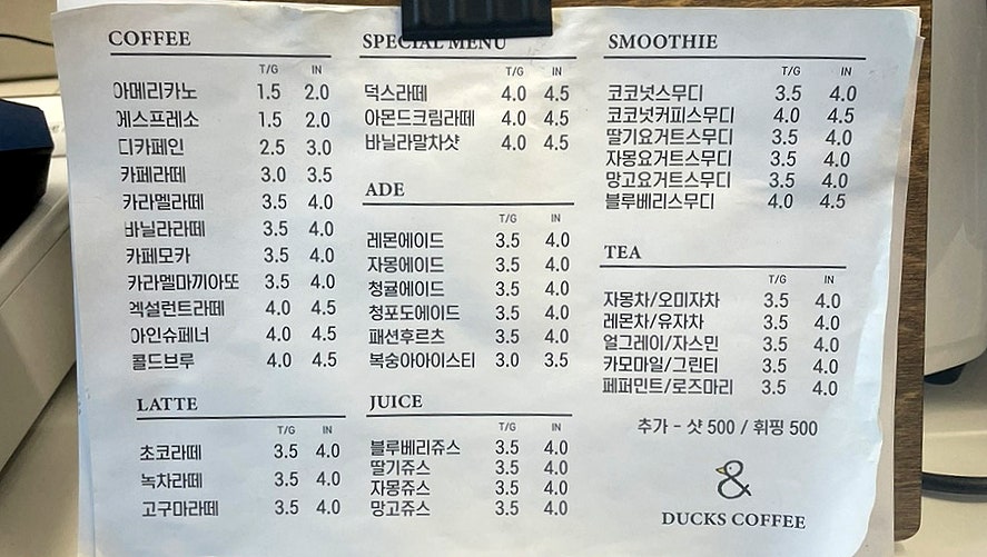 커피덕스 이미지