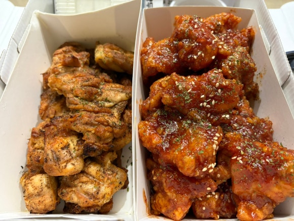 숯양두마리치킨 이미지