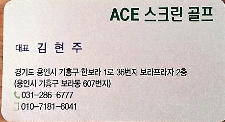 에이스골프존 이미지