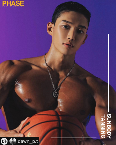 찐태닝 이미지