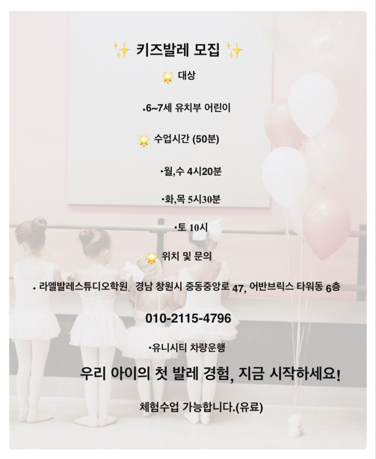 라엘발레스튜디오 이미지
