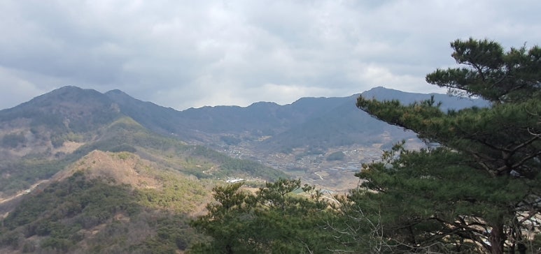 낙화산 정상 이미지
