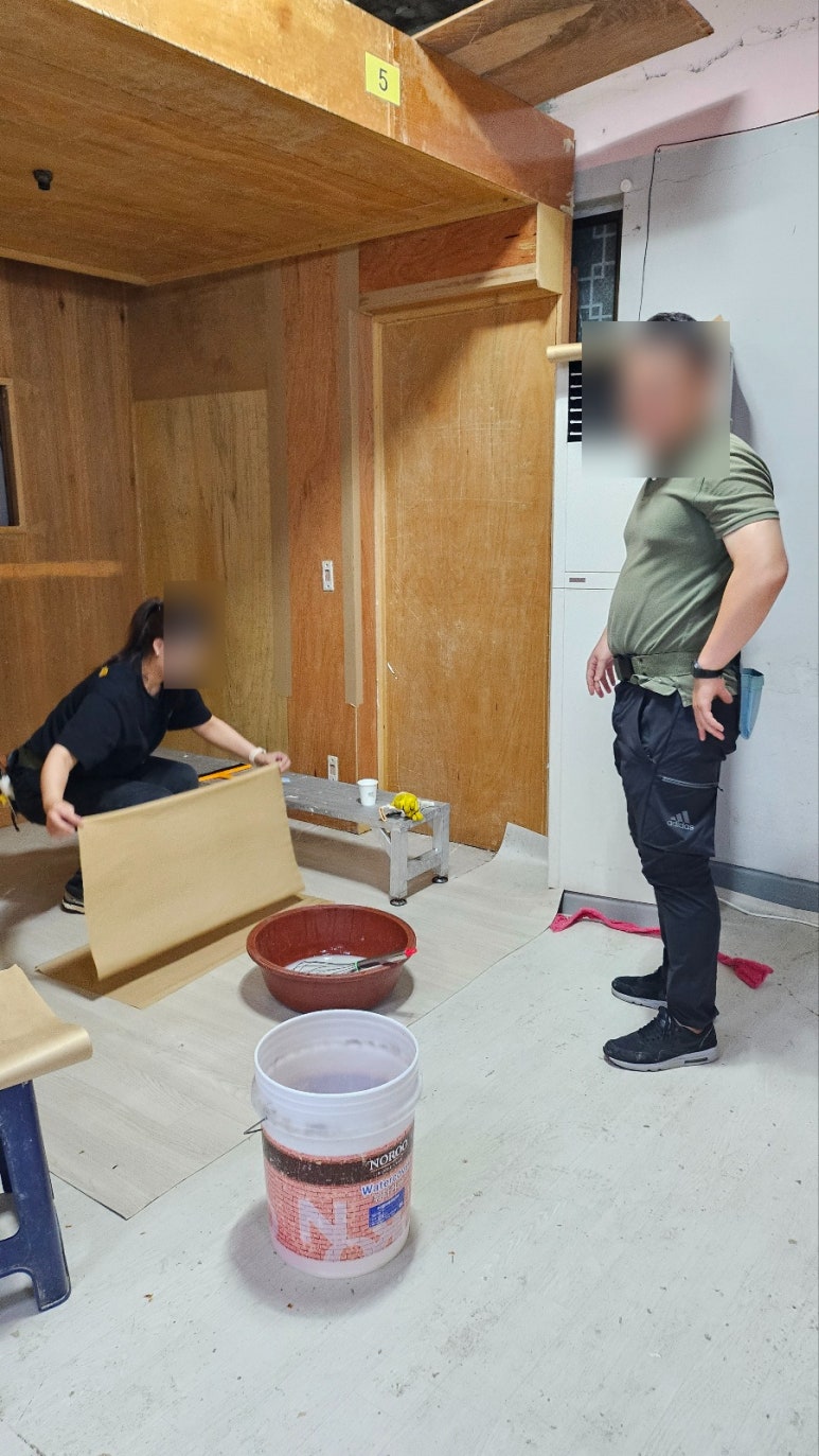 현장실무도배학원 이미지