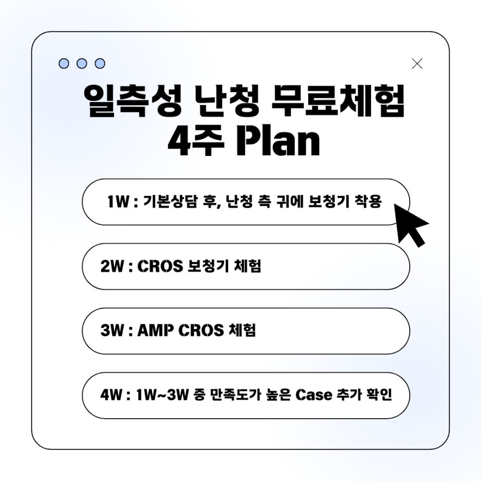 일측성(편측성)난청을 위한 전문 보청기 무료체험 과정 런칭! — 원문 이미지 6