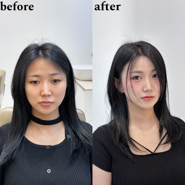 빛나는 헤어 이미지