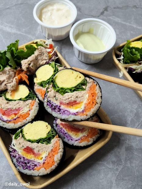 오늘의;초록김밥 이미지