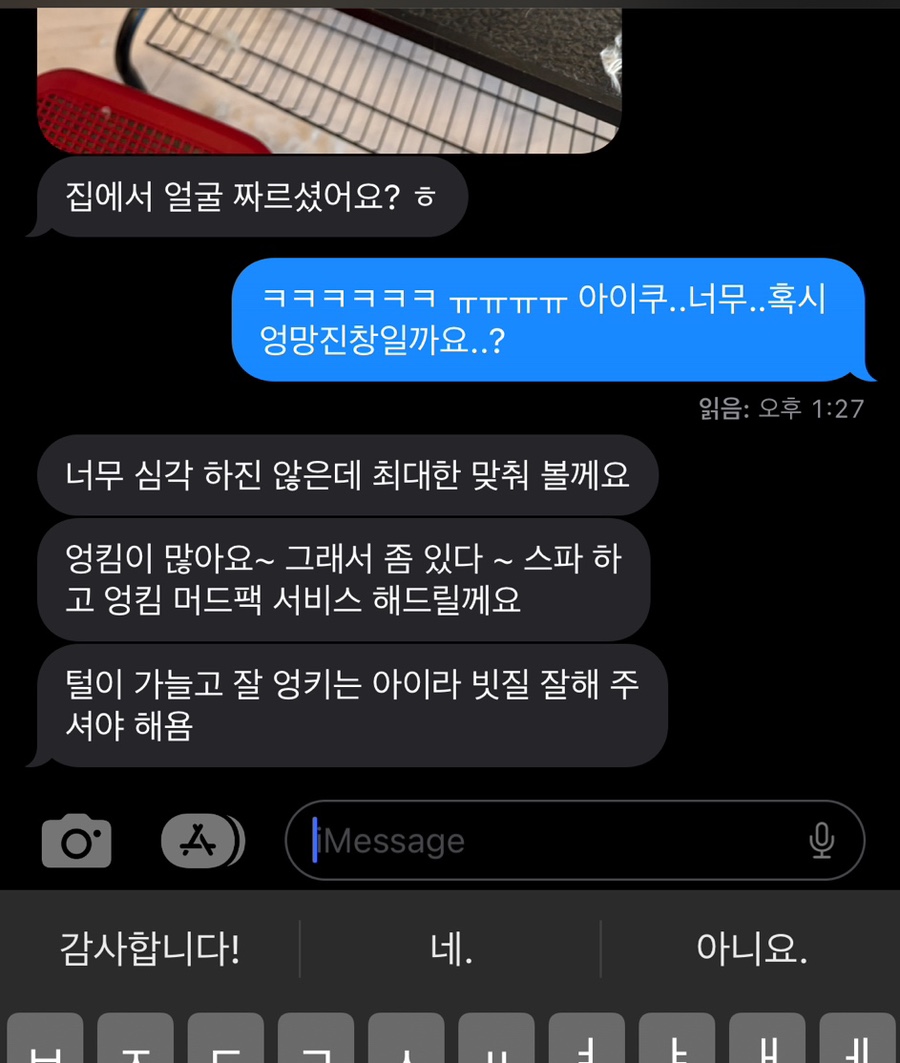 에바가위컷 전문점 이미지