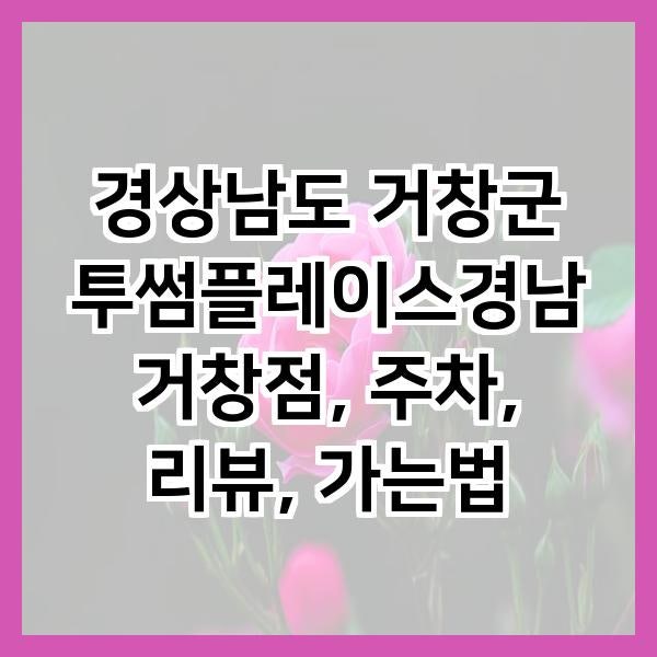 투썸플레이스경남거창점 이미지