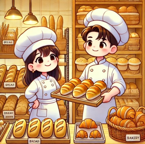 제빵사 이미지