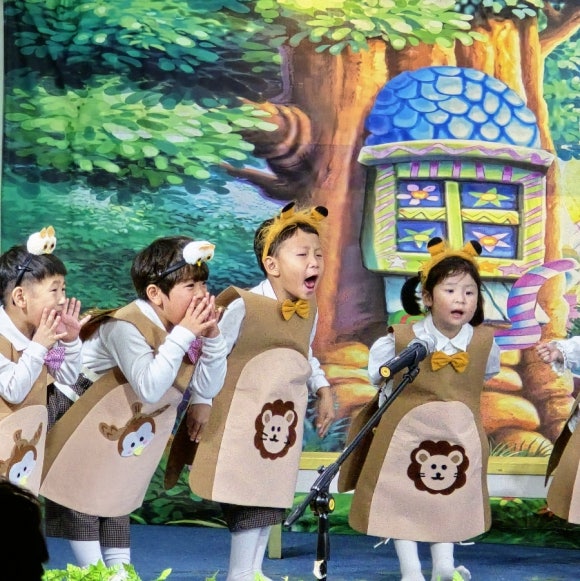 배나무꽃 캠핑장 이미지