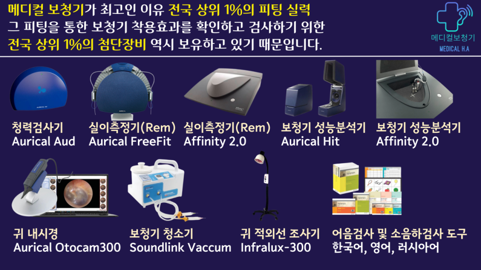 메디컬 보청기 이미지
