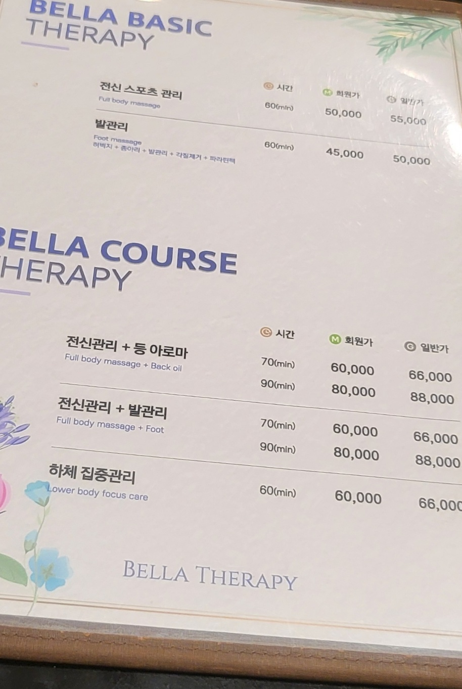 벨라테라피 이미지