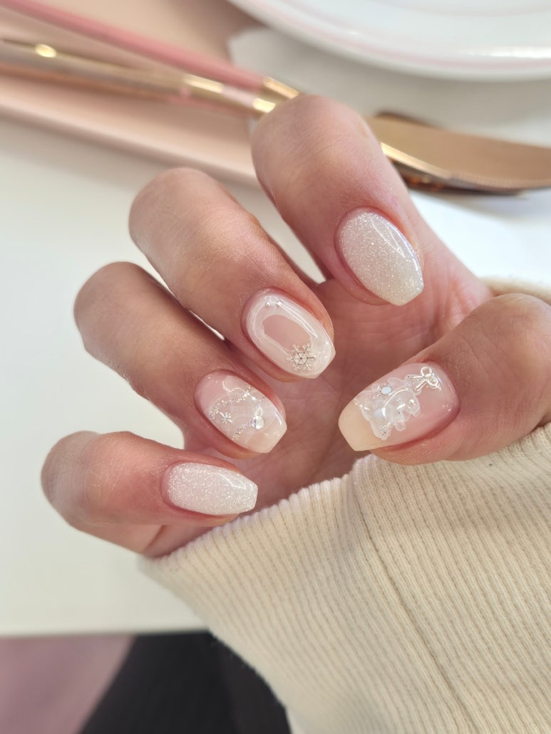 daisy nail 이미지