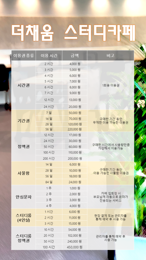 더채움스터디카페 이미지