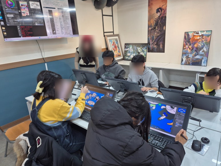 모두스만화애니전문학원 이미지