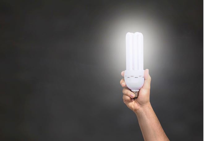 파란조명 이미지