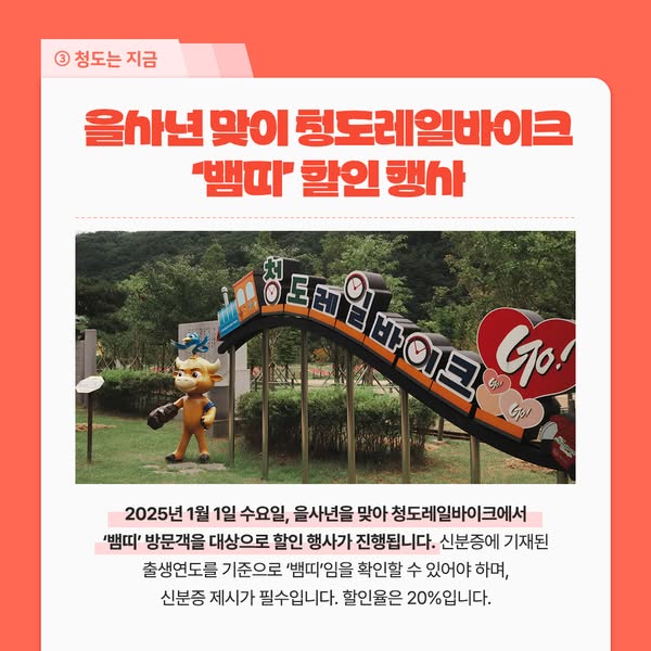청도레일바이크 이미지