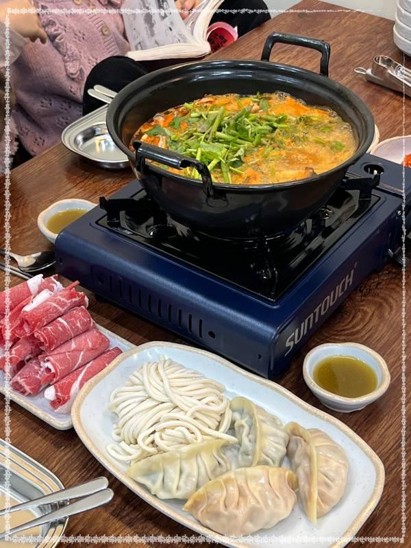 백일칼국수 이미지