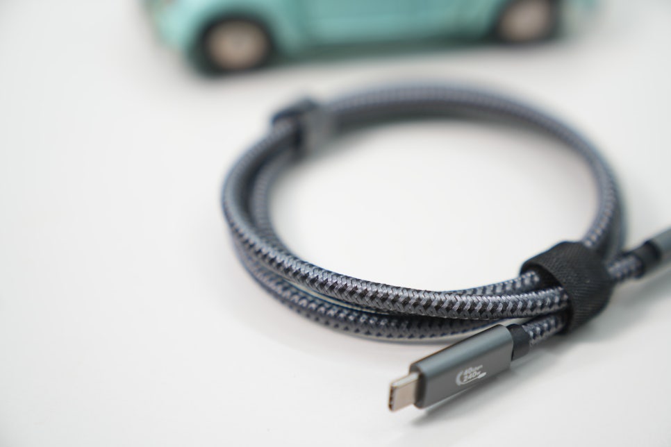 하루코아 썬더볼트4 호환 USB C 타입 고속충전 케이블 240W "아이패드프로 벨킨 썬더볼트4 독 연결" 이미지 16