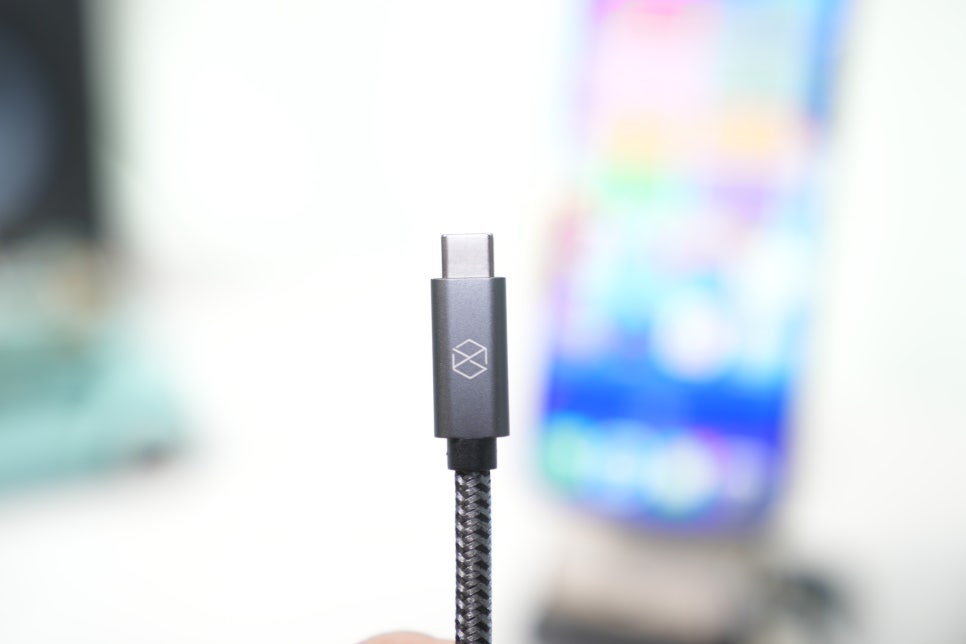 하루코아 썬더볼트4 호환 USB C 타입 고속충전 케이블 240W "아이패드프로 벨킨 썬더볼트4 독 연결" 이미지 12