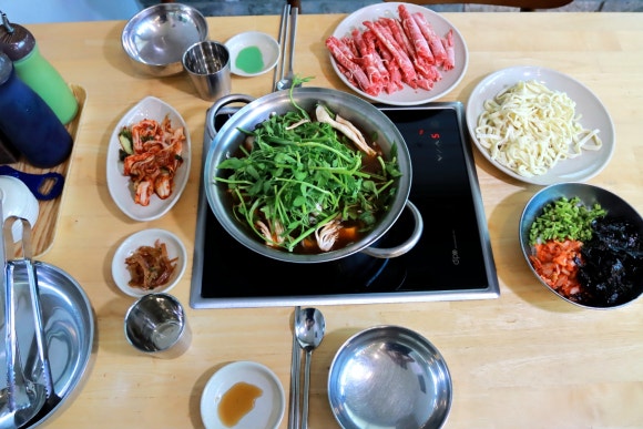 밀어칼국수 이미지