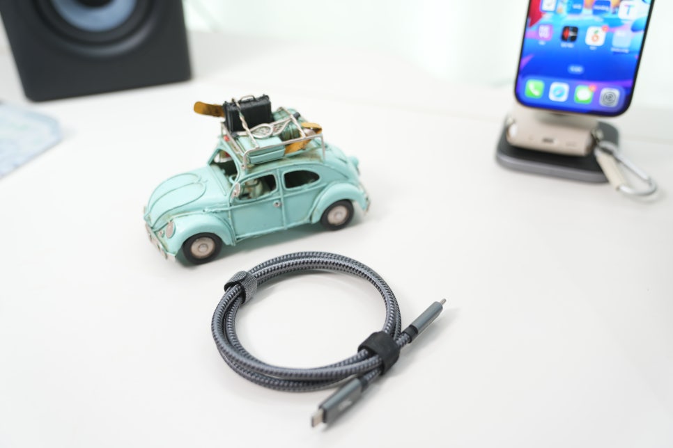 하루코아 썬더볼트4 호환 USB C 타입 고속충전 케이블 240W "아이패드프로 벨킨 썬더볼트4 독 연결" 이미지 14