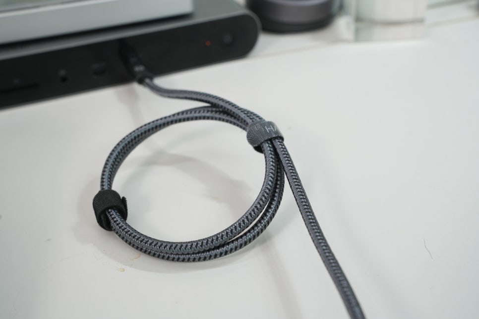 하루코아 썬더볼트4 호환 USB C 타입 고속충전 케이블 240W "아이패드프로 벨킨 썬더볼트4 독 연결" 이미지 7