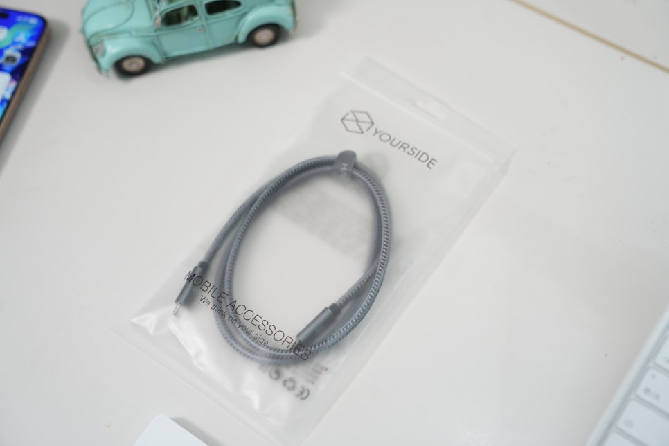 하루코아 썬더볼트4 호환 USB C 타입 고속충전 케이블 240W "아이패드프로 벨킨 썬더볼트4 독 연결" 이미지 3