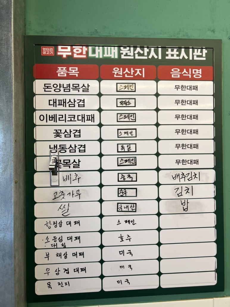 엉터리무한대패울산태화점 이미지