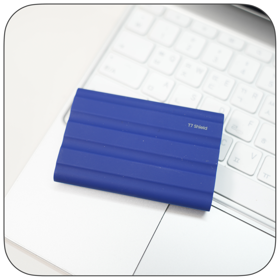삼성 t7 shield 1tb ssd 외장하드+ m4 아이패드 프로 7세대 "영상 편집과 사진 작업을 뱁업을 완벽한 조합"