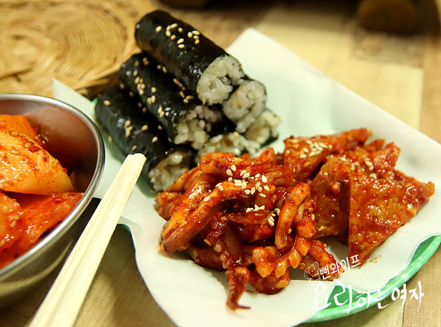 충무김밥 이미지