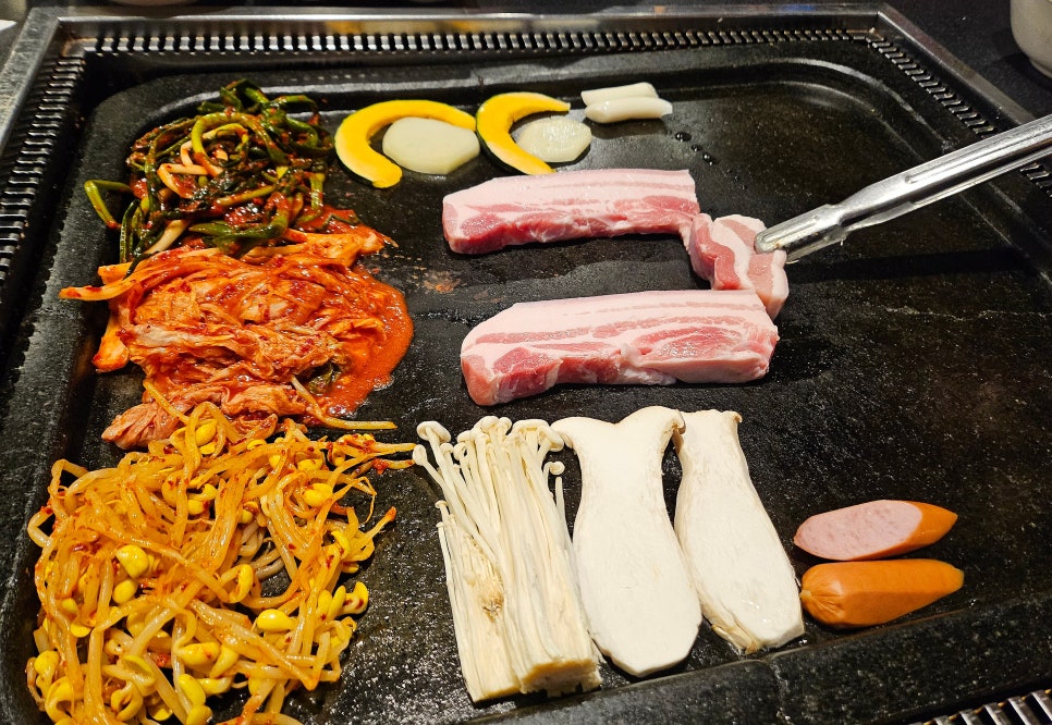 왕돌판구이한판 이미지
