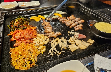 왕돌판구이한판 이미지