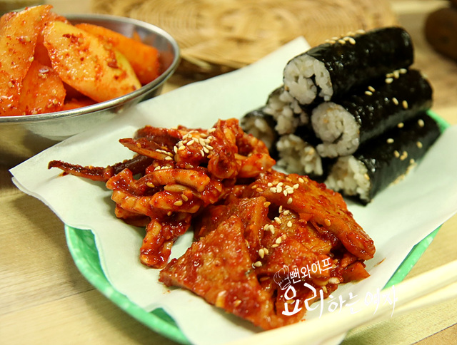 충무김밥 이미지