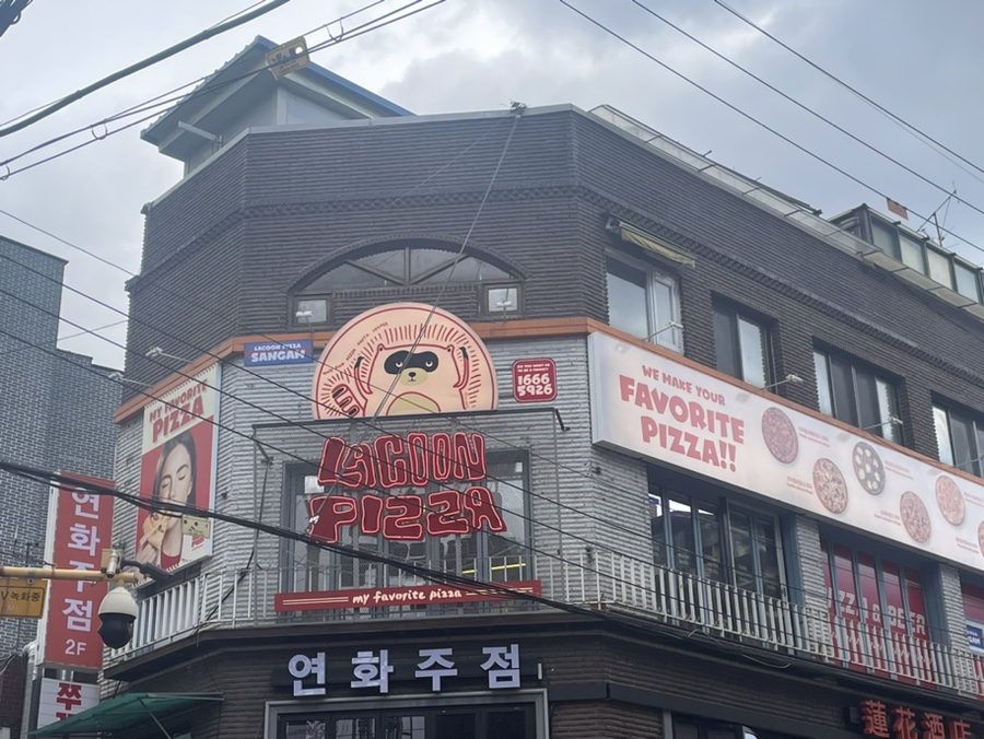 라쿤피자 이미지