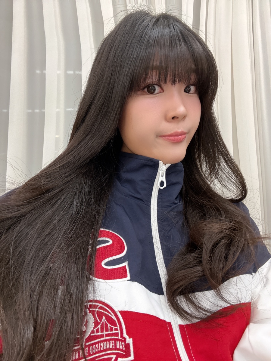 다홍헤어 이미지