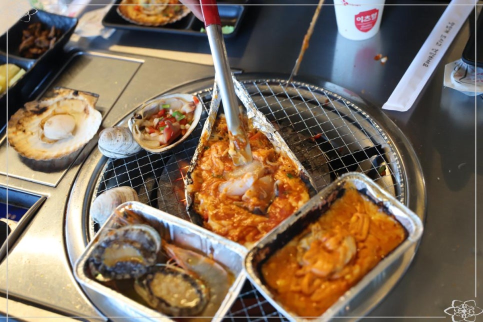 바다회조개구이 이미지