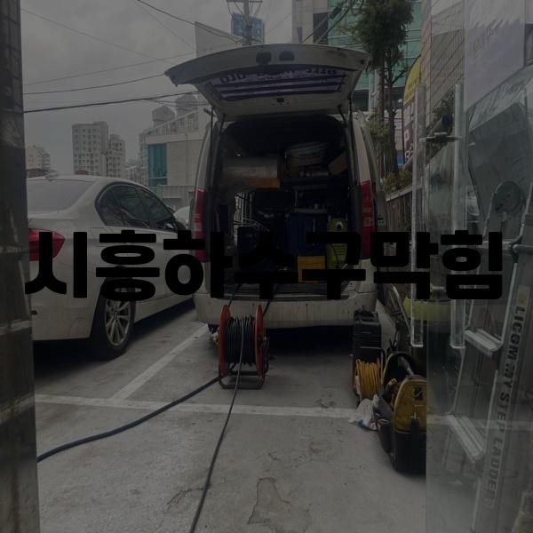 시흥하수구역류변기업체싱크대막힘고압세척 이미지