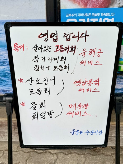 울릉도회산오징어 이미지