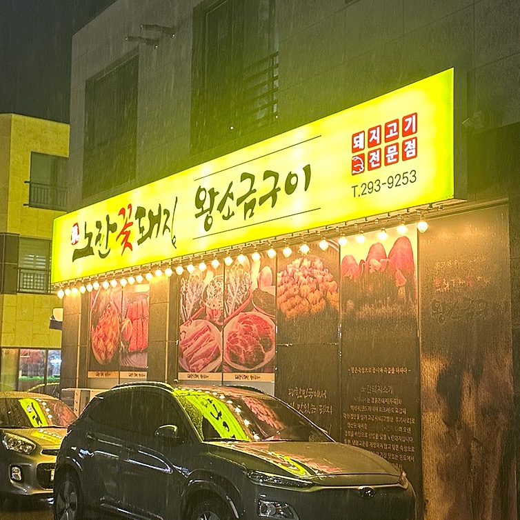 노란꽃돼지 이미지