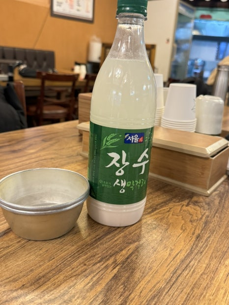 통큰 부추 칼국수 이미지